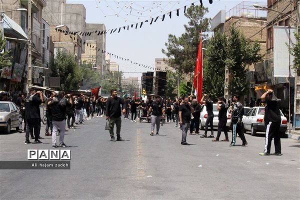 اجتماع بزرگ هیات عزاداری نصیرشهر در عاشورای حسینی