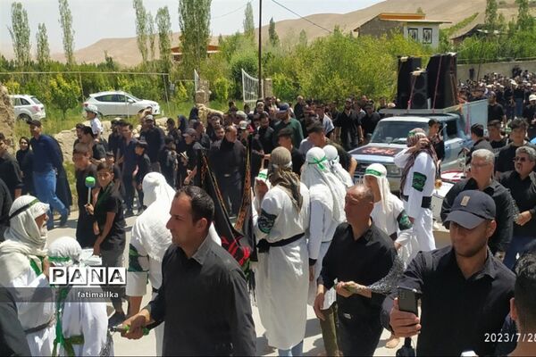 عزاداری عاشورای حسینی در روستای شهرآباد شهرستان فیروزکوه