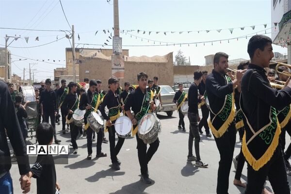عزاداری سید و سالار شهدا آقا ابا عبدالله الحسین در شهر شهید پرور کوشک