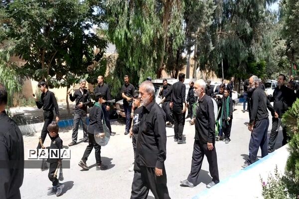عزاداری سید و سالار شهدا آقا ابا عبدالله الحسین در شهر شهید پرور کوشک
