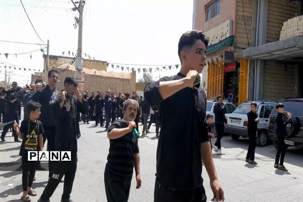 عزاداری سید و سالار شهدا آقا ابا عبدالله الحسین در شهر شهید پرور کوشک