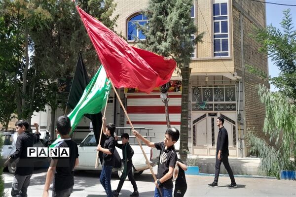 عزاداری سید و سالار شهدا آقا ابا عبدالله الحسین در شهر شهید پرور کوشک