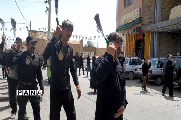 عزاداری سید و سالار شهدا آقا ابا عبدالله الحسین در شهر شهید پرور کوشک