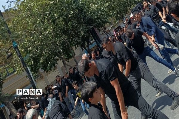 قافله عزاداری صبح عاشورا مشهد مقدس