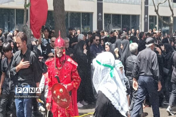قافله عزاداری صبح عاشورا مشهد مقدس