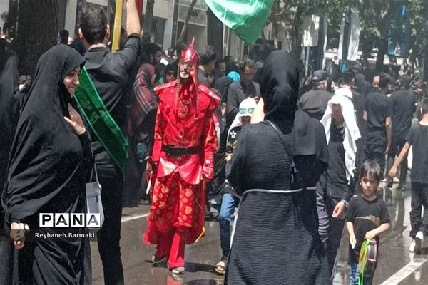 قافله عزاداری صبح عاشورا مشهد مقدس