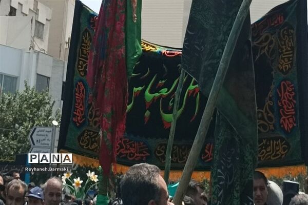 قافله عزاداری صبح عاشورا مشهد مقدس
