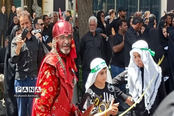 قافله عزاداری صبح عاشورا مشهد مقدس