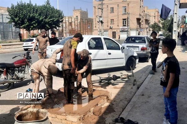 آیین سنتی «گِل مالی» لرستانی‌های ساکن حسن آباد فشافویه