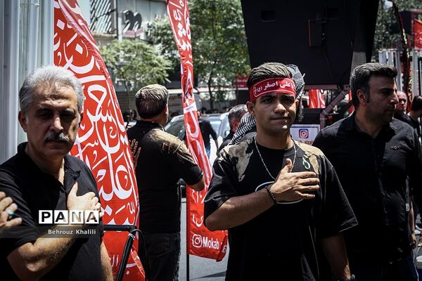 عزاداران حسینی در ظهر عاشورا