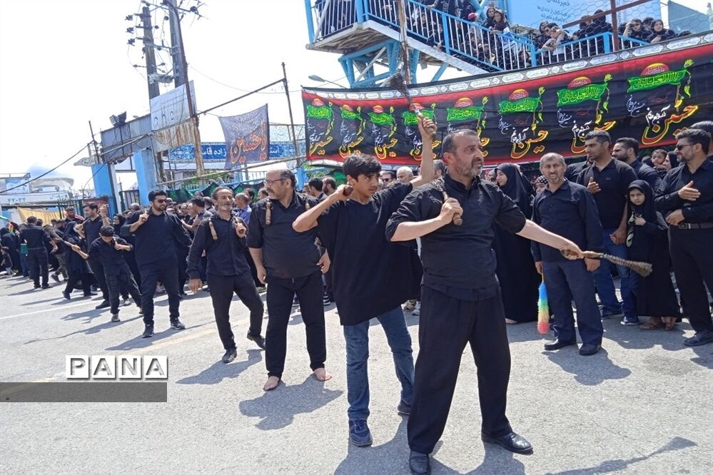 مراسم عزاداری روز عاشورای حسینی در شهرستان محمودآباد