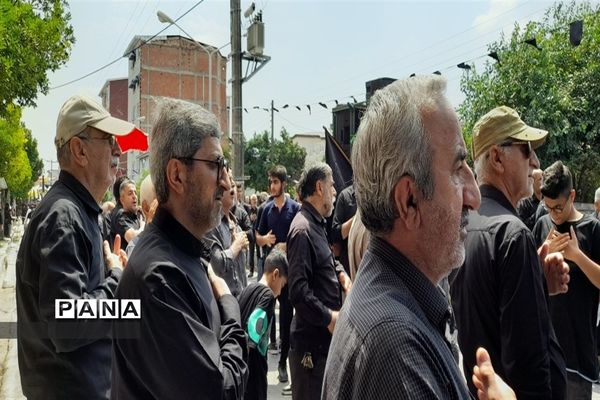 آیین زنجیر زنی و سینه‌زنی عاشورای حسینی  در نور