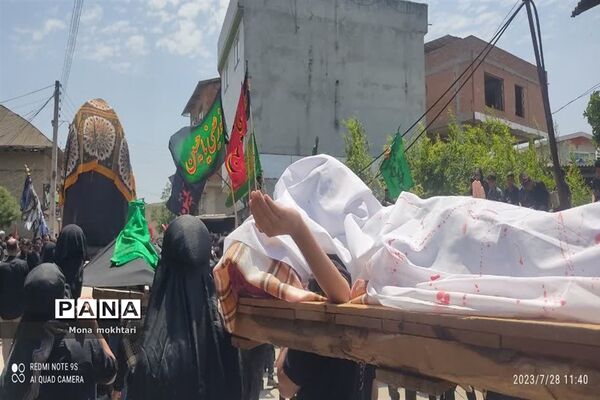 مراسم عزاداری روز عاشورا در میاندورود