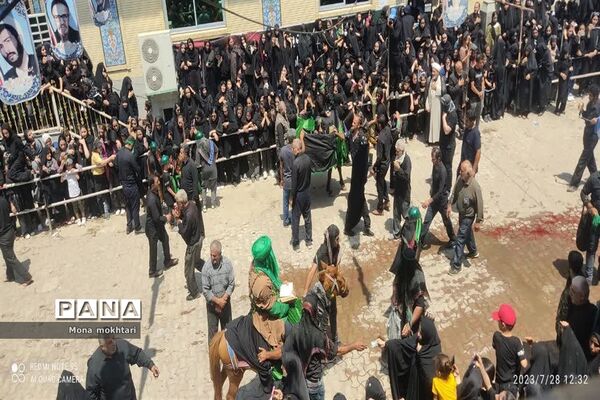 مراسم عزاداری روز عاشورا در میاندورود