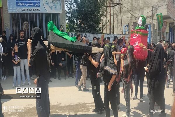 مراسم عزاداری روز عاشورا در میاندورود