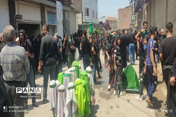 مراسم عزاداری روز عاشورا در میاندورود