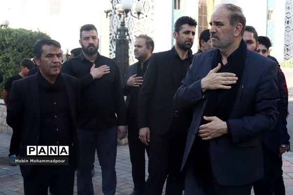 مراسم عزاداری دستجات حسینی در استانداری آذربایجان شرقی