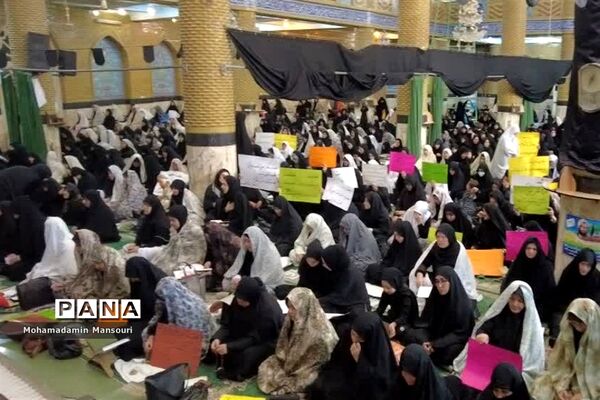 حضور پرشور عاشقان و دلدادگان حسینی در نماز جمعه عاشورایی شهرستان قرچک