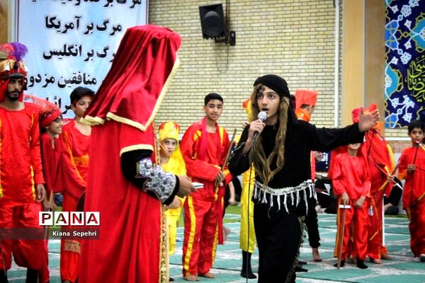 مراسم تعزیه خوانی واقعه عاشورا در شهرستان تنگستان