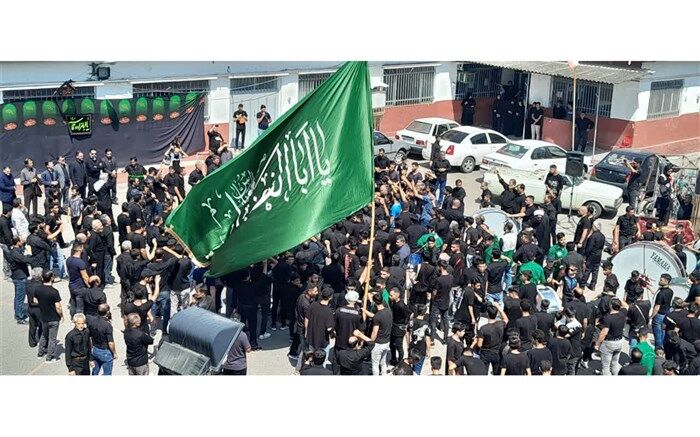 مراسم عزاداری عاشورای حسینی در محمودآباد/فیلم