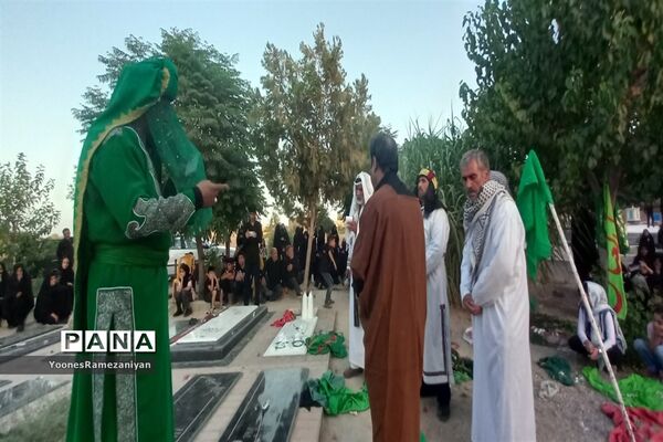 حرکت نمادین دسته بنی‌اسد در مزده خلیل‌آباد
