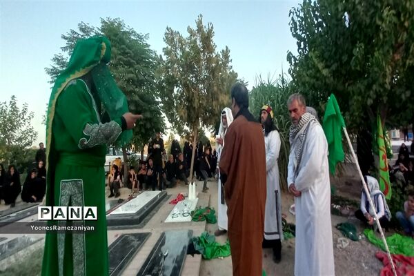 حرکت نمادین دسته بنی‌اسد در مزده خلیل‌آباد