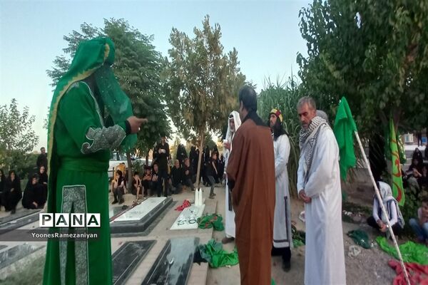 حرکت نمادین دسته بنی‌اسد در مزده خلیل‌آباد
