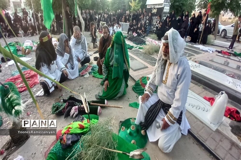 حرکت نمادین دسته بنی‌اسد در مزده خلیل‌آباد