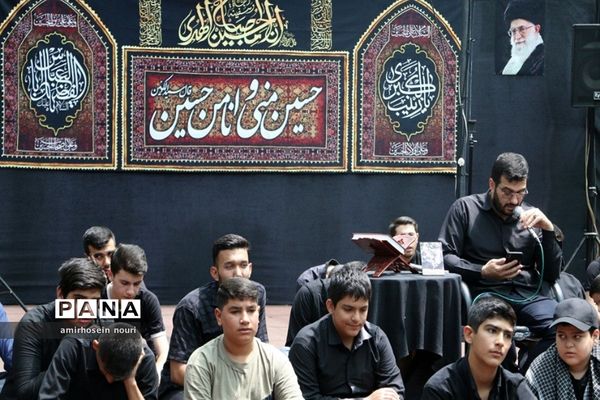 مراسم عزاداری دهه دوم محرم در هیات انصارالمهدی شهرستان قرچک