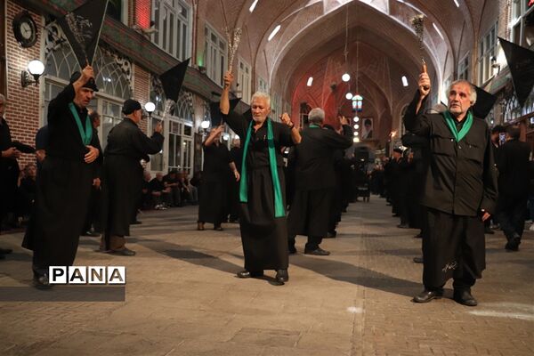 عزاداری سوم امام حسین(ع) در بازار تبریز‎