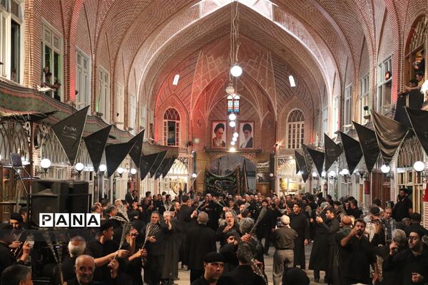 عزاداری سوم امام حسین(ع) در بازار تبریز‎