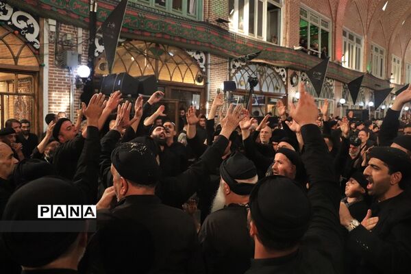 عزاداری سوم امام حسین(ع) در بازار تبریز‎