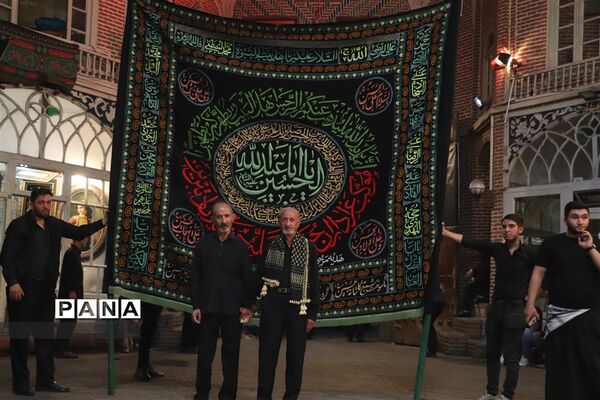 عزاداری سوم امام حسین(ع) در بازار تبریز‎