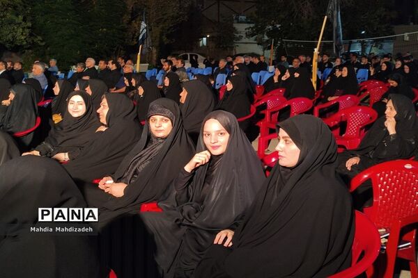 مراسم یادبود شهدای فرهنگی و دانش‌آموز مدارس شاهد ناحیه ۶ مشهد