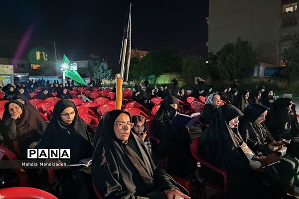 مراسم یادبود شهدای فرهنگی و دانش‌آموز مدارس شاهد ناحیه ۶ مشهد