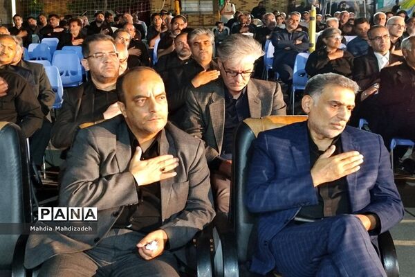 مراسم یادبود شهدای فرهنگی و دانش‌آموز مدارس شاهد ناحیه ۶ مشهد
