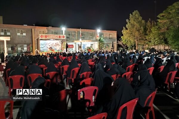 مراسم یادبود شهدای فرهنگی و دانش‌آموز مدارس شاهد ناحیه ۶ مشهد