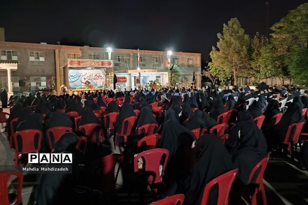 مراسم یادبود شهدای فرهنگی و دانش‌آموز مدارس شاهد ناحیه ۶ مشهد
