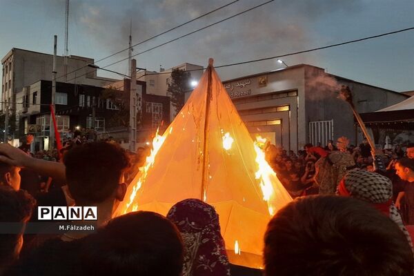 نمایش عروسکی واقعه کربلا و تعزیه شام غریبان
