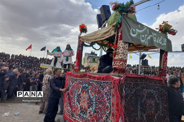 مراسم تعزیه‌خوانی در روستای فدیشه نیشابور