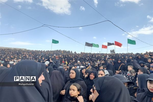 مراسم تعزیه‌خوانی در روستای فدیشه نیشابور