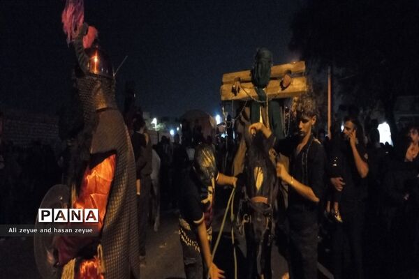 مراسم شام غریبان هیات مذهبی مشهد
