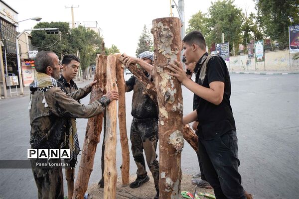 آیین «گل مالی»؛ عاشورای لرستان