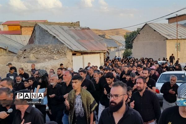 مراسم شام غریبان و خیمه‌سوزان در روستای شهرآباد شهرستان فیروزکوه