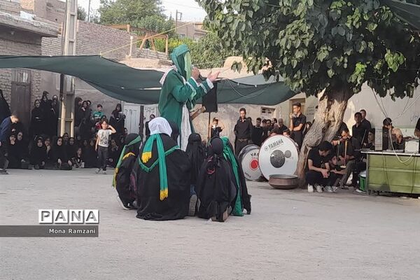 آیین مراسم تعزیه‌خوانی ماه محرم در روستای فرشه شهرستان کاشمر