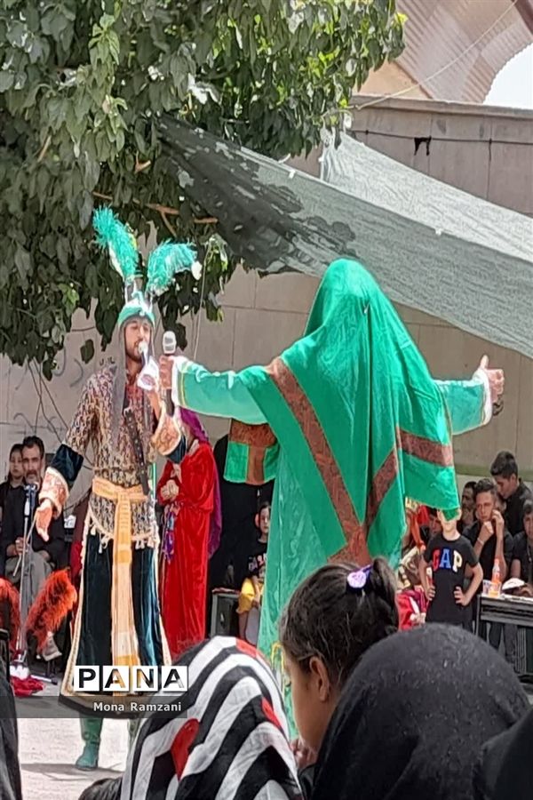 آیین مراسم تعزیه‌خوانی ماه محرم در روستای فرشه شهرستان کاشمر