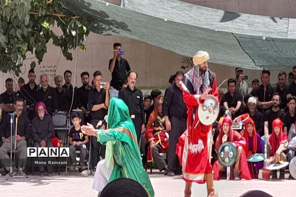 آیین مراسم تعزیه‌خوانی ماه محرم در روستای فرشه شهرستان کاشمر