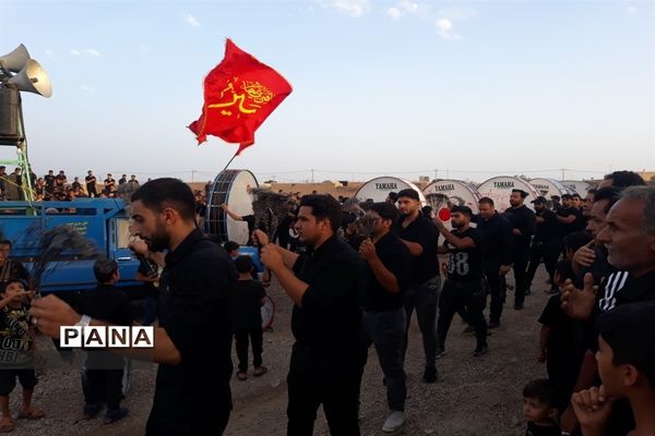 مراسم عزداری ماه محرم در شهر کندر‌ خلیل‌آباد