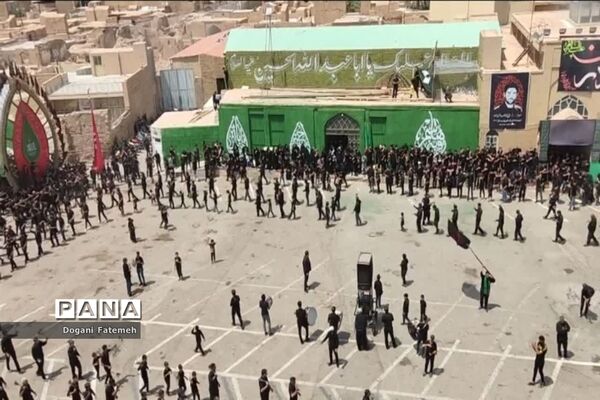 برگزاری مراسم نخل‌برداری عاشورا در حسینیه کشکنو اردکان