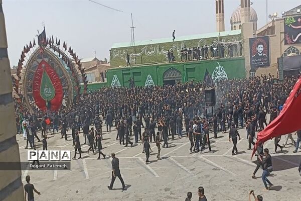 برگزاری مراسم نخل‌برداری عاشورا در حسینیه کشکنو اردکان